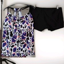 BNWT Ladies Animal Print, Two Piece Swim Set. Size XL