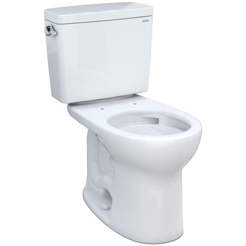 TOTO CST775CSFG#01 Drake Two-Piece Rounded 1.6 GPF Toilet Universal Height White