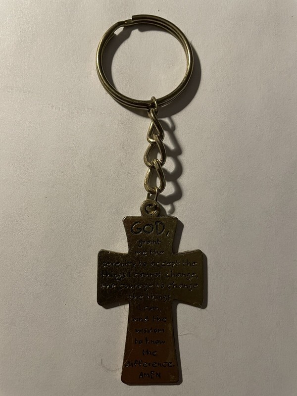cross keychain