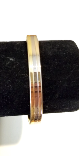 **Vintage 24K galvanisiert zweifarbig Magnetfeldtherapie Manschette Armband** - Bild 11 von 11