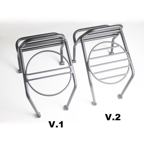 H8 Headlight Guards V1 For Honda DAX125 Black Rack Light Cover Guards Bulb Combo - Picture 7 of 8
