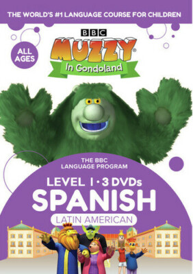 Muzzy in Gondoland - 3 DVD Set in Spanish,New DVD, ,