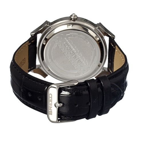 Reloj de vestir clásico automático Breed Strauss 1301 para hombre correa de cuero NUEVO - Imagen 2 de 3