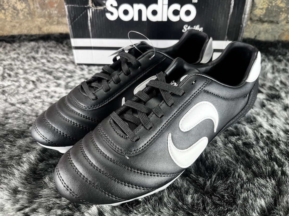 SONDICO Strike SG 00 Football Boots MENS BLACK UK7 NEW