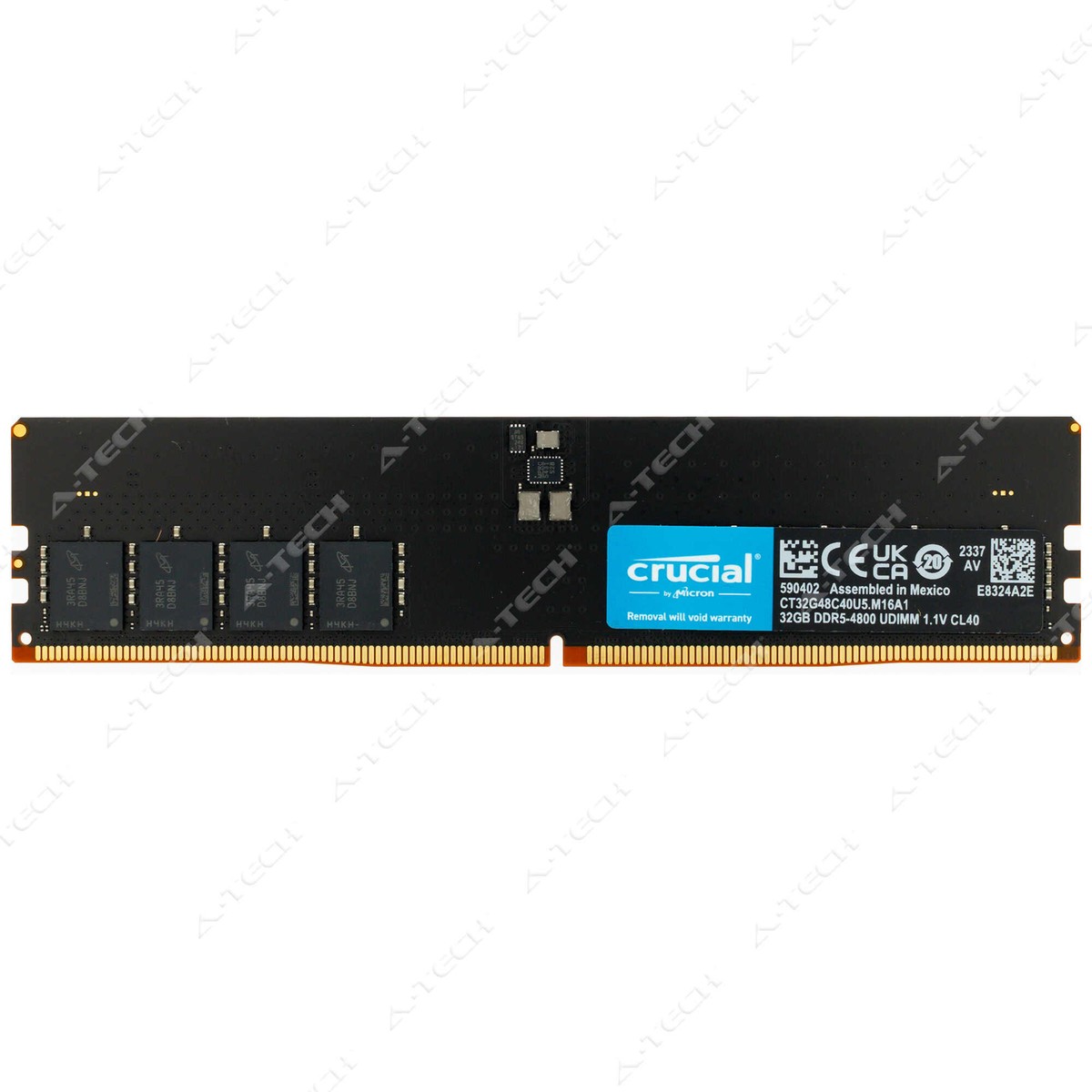 Crucial 32GB DDR5 4800 MHz PC5-38400 DIMM Desktop Memory RAM 1x