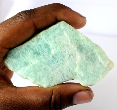 African Green Amazonite 771 Ct/85 mm Natural Healing Gemstone Rough Mineral