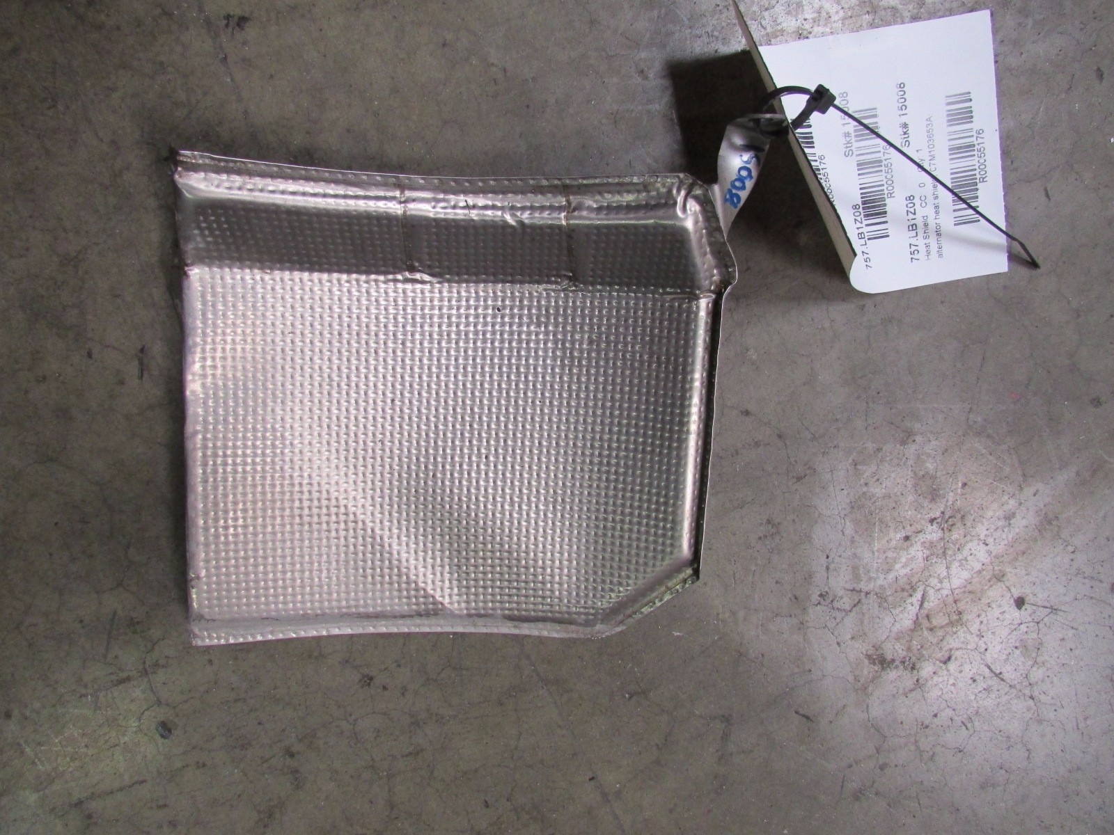 Lamborghini Murcielago LP640, LP670 Alternator Heat Shield, Used, P/N 07M103653A