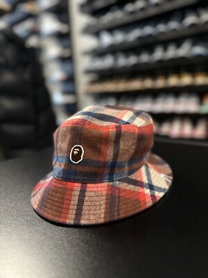 【A BATHING APE】STA PATTERN DENIM バケットハット A BATHING APE】STA PATTERN DENIM バケットハット