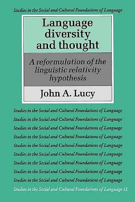 Language Diversity and Thought Lucy Paperback Cambridge University Press