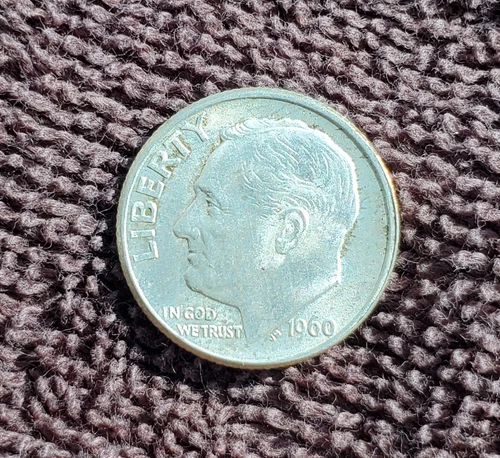 1960 D Roosevelt Silver Dime ~ BU ~ Free Shipping ✨