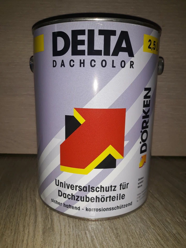 22€/L Delta Dachfarbe GRÜN 2,5 L Ziegelfarbe Dachziegel-Farbe SG (S91)