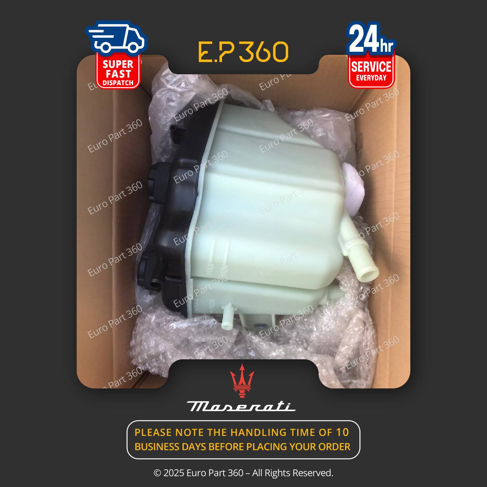MASERATI GHIBLI LEVANTE QUATTROPORTE COOLANT EXPANSION TANK