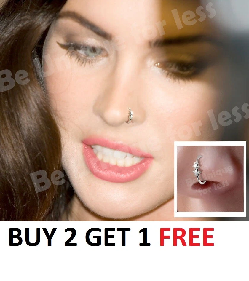 Nose ring shop with two balls