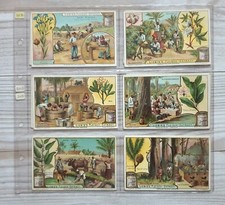 Antike Bilder Karten Liebig Fleisch Extract Serie Industriepfla 6 St&uuml;ck Sammlung