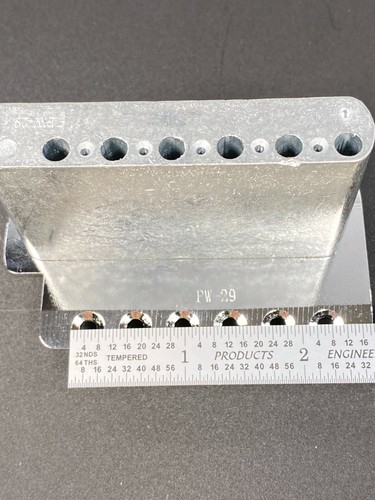 Genuine Fender LEFT HAND TREMOLO STRAT BRIDGE Assembly Standard Vintage 6 Screw - Picture 16 of 21