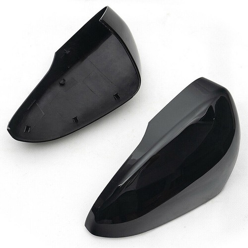 Gloss Black Driver & Passenger Mirror Cover Cap Fit For 2013-2018 Ford Fusion US - Picture 5 of 8