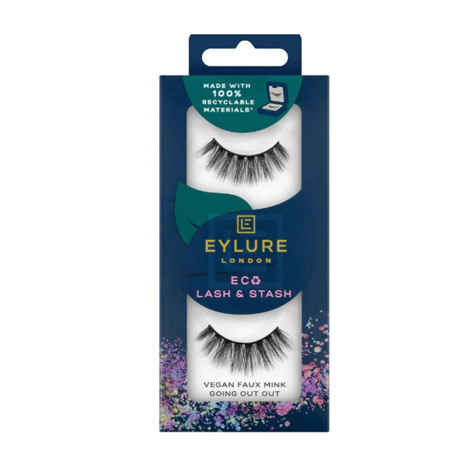Eylure Eco Lash & Stash False Eyelashes - Sustainable Reusable Stunning Variants - image 3 of 4