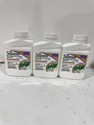 3-Pack Bonide All Seasons Horticultural & Dormant Spray Oil, 16 oz Concentrate