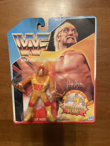 Hulk Hogan WWF Wrestling 1990 Hasbro Vintage Actio...