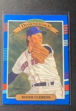 ROGER CLEMENS - 1991 Donruss Baseball - DIAMOND KINGS Insert - #9 - Red Sox