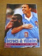 Jan-1998 Fanzine: Aston Villa - Heroes And Villains Issue 056