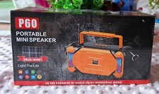 Portable Speaker, Speaker with Fun Light, Suitable for Outdoor, Solar energy