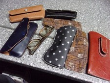 H11 vintage eye glasses and cases
