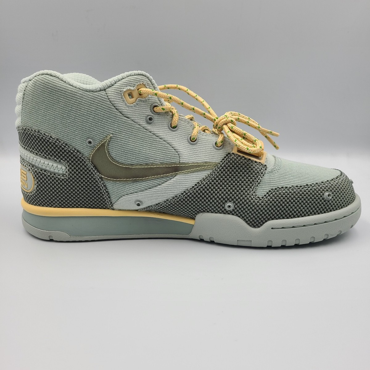 靴 Nike Air Trainer 1 / CJ travis scott 28 TRAVIS SCOTT AIR TRAINER 1/ CJ GREY HAZE UNBOX DETAIL LOOKS