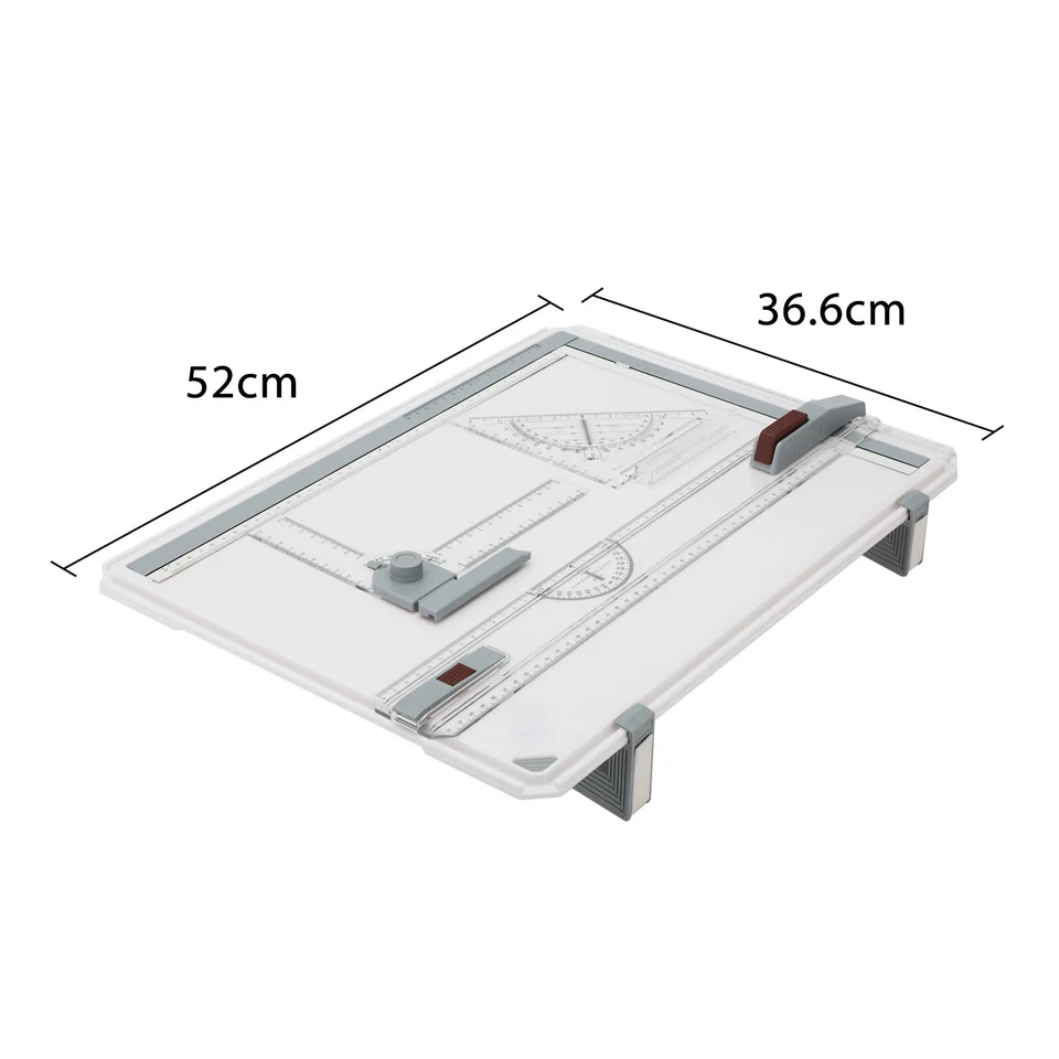 Multifunktional Professionelles Zeichenbrett Zeichenplatte Reißbrett A3 Kit Set. - Bild 2 von 4
