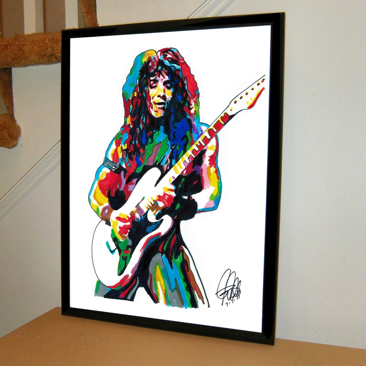 Jake E Lee Ozzy Badlands Guitar Rock Metal Music Poster