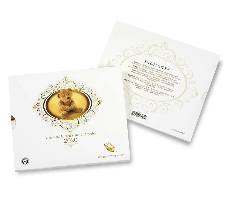 2020 S US MINT BIRTH SET (20RD) BIRTHDAY GIFT 5 COIN PROOF SET Official Issue - Image 4 of 4