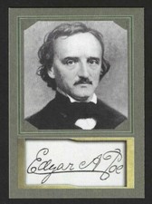 EDGAR ALLAN POE - ACEO D. GORDON PROMO TRADING CARD - MINT CONDITION