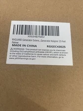 RVGUARD Generator Extension/Generator Adaptor Cord 25 Feet 3 plugs