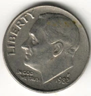 USA - 1982P - Dime - Roosevelt - 1st Year w/ Mint Mark - #17073