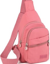 Women Outdoor Crossbody Bag Waterproof Sling Shoulder Chest Sports Backpack