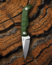 Auxiliary Manufacturing Karl Jr Fixed Knife 3" 14C28N Steel Blade Micarta Handle