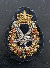 altes M&uuml;tzenabzeichen Gro&szlig;britannien - Royal Air Force - hochwertig gestickt