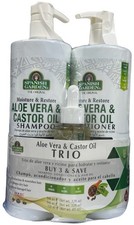 Moisture  Restore Aloe Vera and Castor Oil 3 pcShampoo   Conditioner  Hair Oil