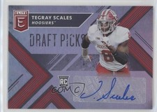 2018 Panini Elite Draft Picks Draft Picks Auto Tegray Scales #278 Auto 2r5