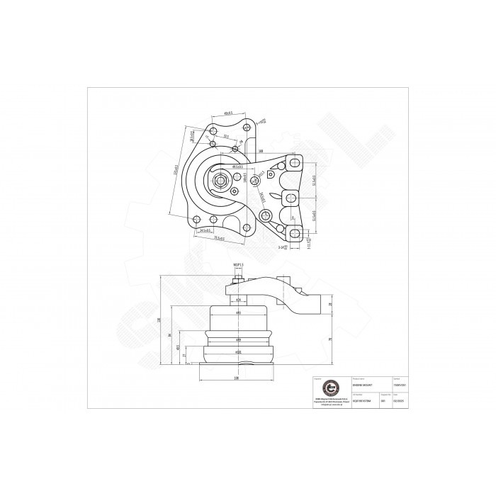 Support moteur droit résout les claquements au démarrage pour VW Polo et Seat Ibiza 1.4 1.9