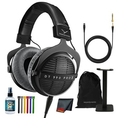 Beyerdynamic DT 990 PRO X Studio Headphones, Open-Back Design Bundle