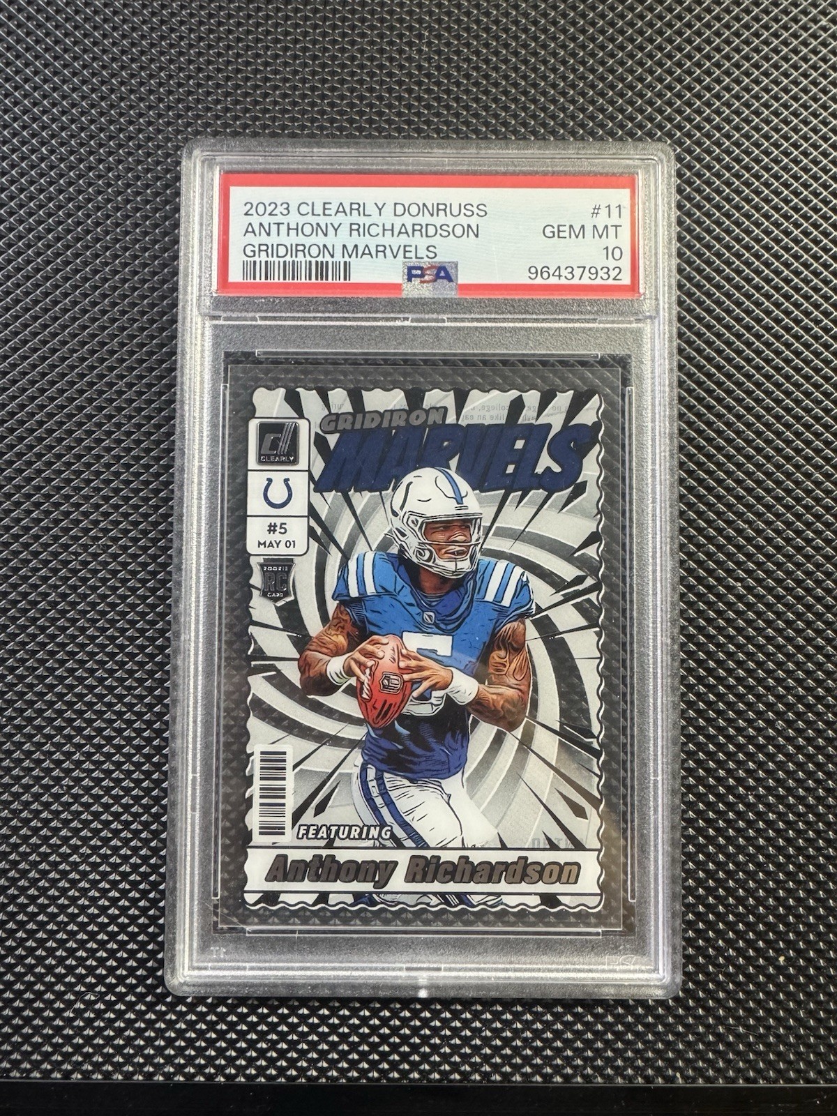 2023 Panini Clearly Donruss - Gridiron Marvels Anthony Richardson #11 (RC)