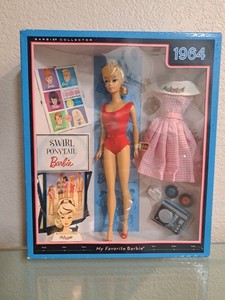 Mattel My Favorite Barbie Swirl Ponytail Doll 1964 T1373