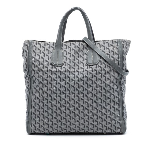 Goyard ine Voltaire Pre-Loved Satchel Gray