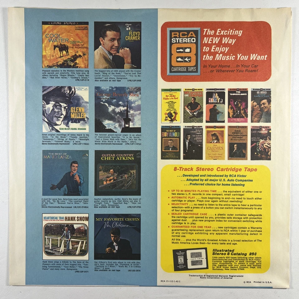 Waylon Jennings “Only The Greatest” LP/RCA Victor LSP-4023 (EX) 1968 - Image 3 of 4