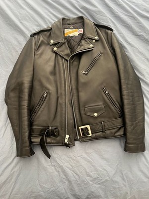 schott perfect サイズ42　バイカータグ　希少 Schott PERFECTO 118 Size 42 L (Long) Motorcycle Leather | eBay