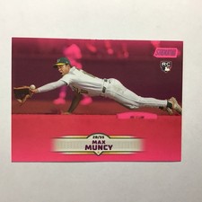 2025 Topps Stadium Club - Max Muncy #28 RC - Pink Parallel - Athletics
