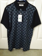 NWT Men's Size Large Penguin by Musingwear S/S Dark Sapphire Polo Shirt