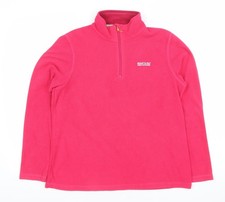 Womens UK 12 Regular Regatta Pink Pullover Sweatshirt