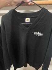 VTG 90s Universal Studios Hollywood Crewneck Sweatshirt Ribbed Cuffs Waist RARE